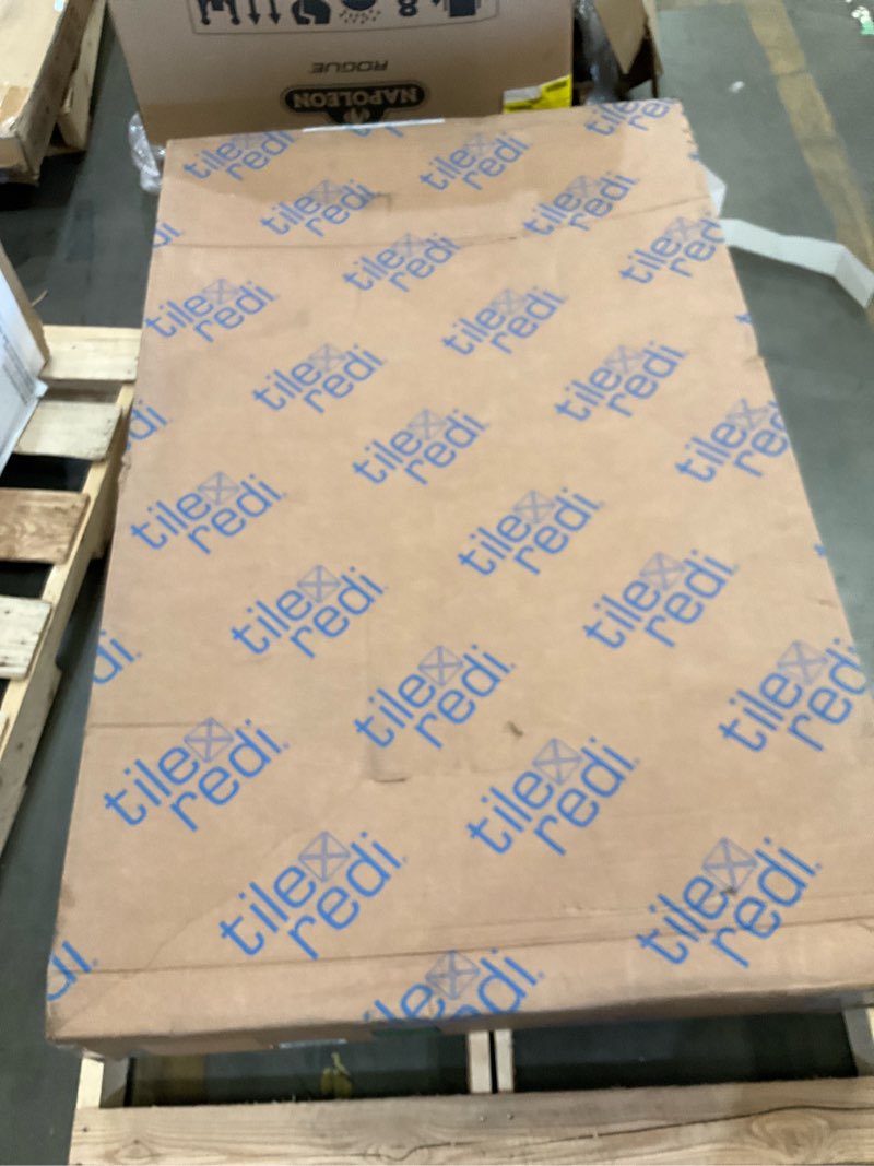 Condition photo showing Good Condition for tile redi usa p3660lpvcbn redi base shower pan, 60" w x 36" d, left round brushed nickel drain plate