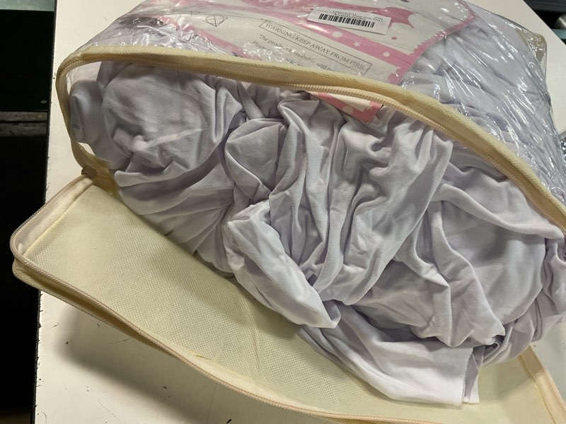 Condition photo showing Good Condition for 3 pack white spandex table clothes for 8 foot rectangle tables, wrinkle free fitted tablecloths 8ft stretchy table cloths cover skirt for parties weddings birthday banquet baby shower white 8 foot (3 pack)