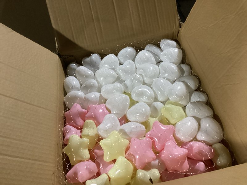 Condition photo showing Good Condition for Ball Pit Balls 100 200 500 1000 Plastic Balls for Toddlers Phthalate Free BPA Free Crush Proof Balls in Reusable Play Toys for Kids with Storage Bag Indoor Outdoor Pink+Pearl White+Clear 100