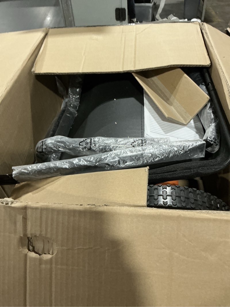 Condition photo showing As Is for LawnMaster LMRM1801 Push Reel Lawn Mower 18-Inch 5-Blade