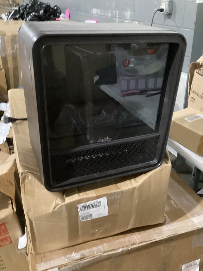 Condition photo showing Good Condition for duraflame® portable electric fireplace personal cube space heater
