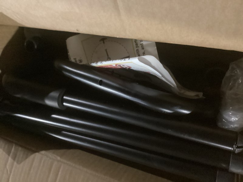 Condition photo showing New/Like New for 2-step stool with handles for elderly, heavy duty stainless steel non-slip step stool (black, with extra handle)