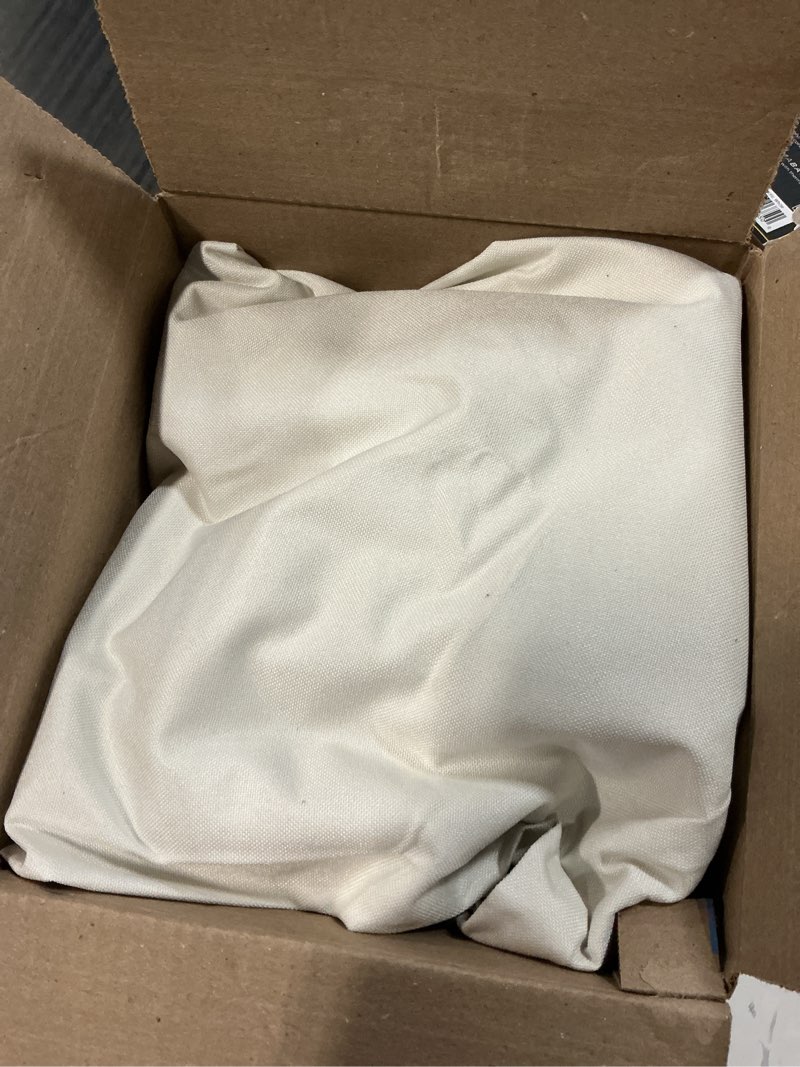 Condition photo showing Good Condition for eclipse corte solid blackout curtain, panel pair, vanilla, 37" w x 84" l