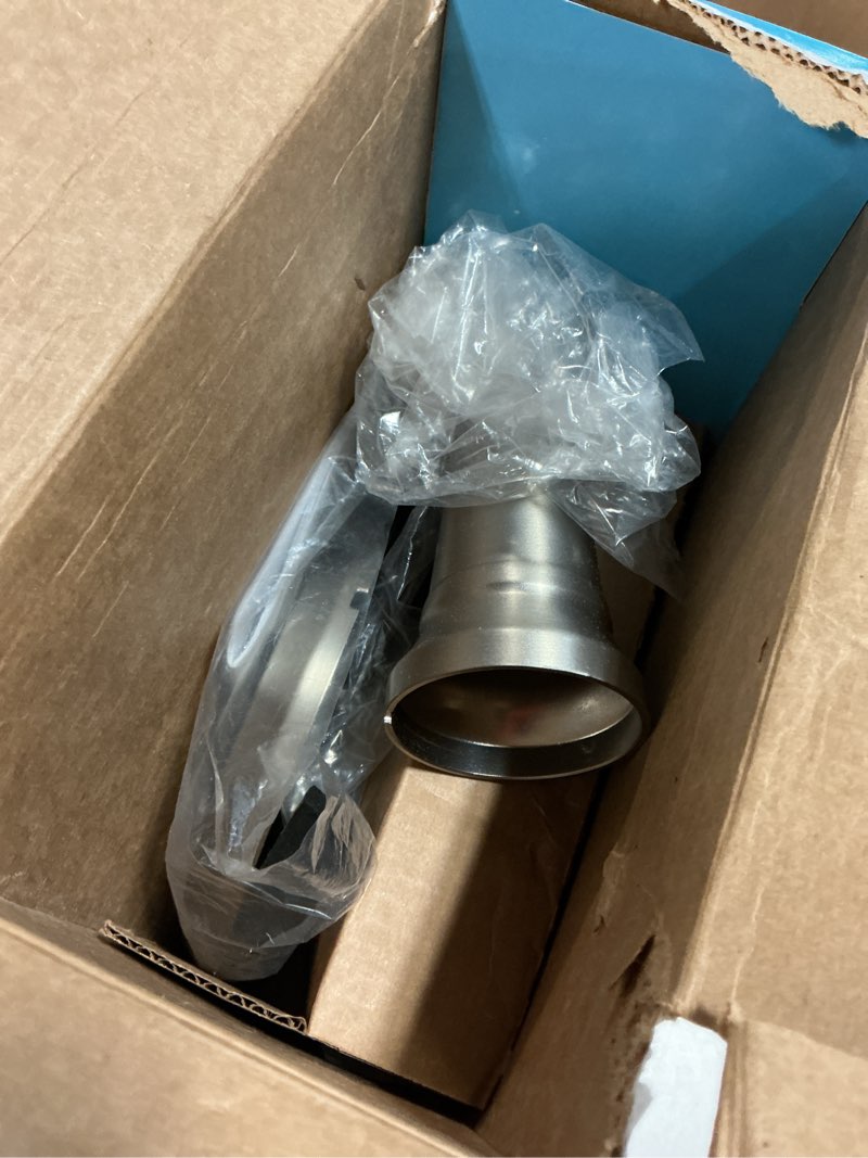 Condition photo showing As Is for moen halle spot resist brushed nickel tub and shower trim kit featuring showerhead, lever handle, and tub spout with posi-temp valve included, 82970srn shower, handle, & spout