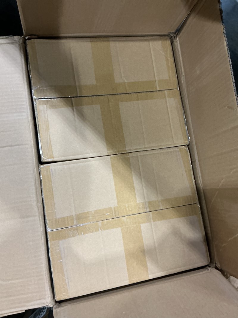 Condition photo showing New/Like New for 100pcs bright gold reef charger plates bulk set with storage solution, 13 inch round reusable plastic dinner chargers, decorative table chargers for wedding, event, banquet, party table setting