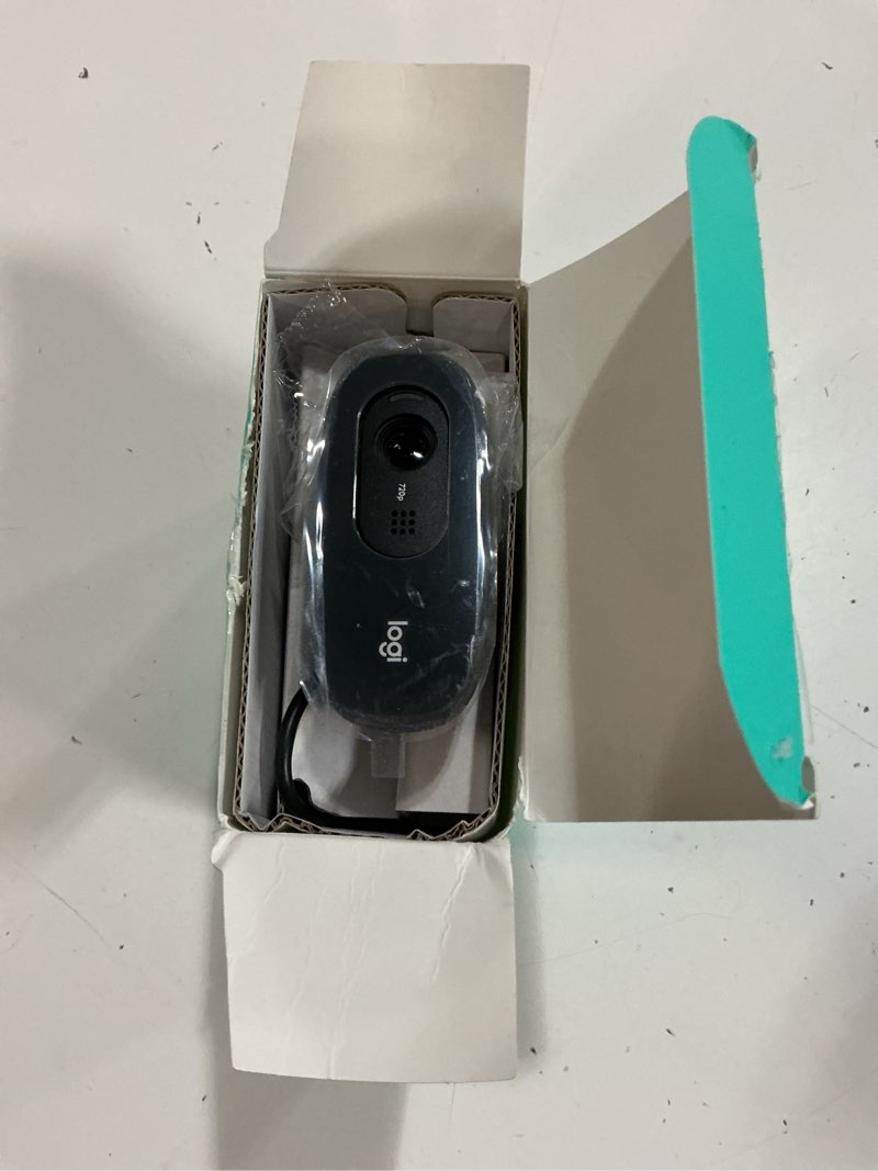 Condition photo showing Good Condition for logitech c270 hd webcam, 720p, widescreen hd video calling, light correction, noise-reducing mic, works with zoom, nintendo switch 2’s new gamechat mode, pc/mac/laptop/macbook/tablet - black black c270 720p 720p