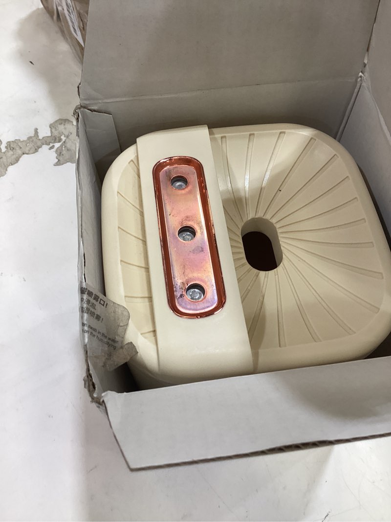 Condition photo showing As Is for air humidifier for bedroom with three spray, 2l quiet cool mist humidifier for plants dorm room office home car personal humidificador with top water inlet & 4 mist modes & night light