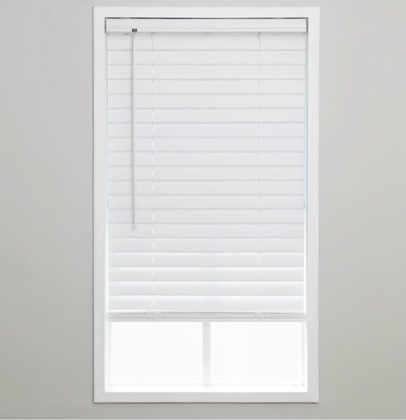 eclipse 2" premium vinyl blinds for light filtering & privacy, durable room darkening blinds for hom
