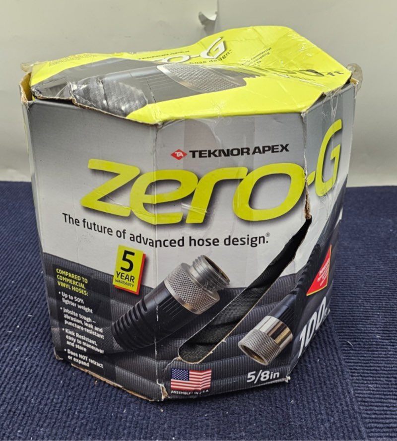 zero-g teknor apex 5/8-in x 100-ft premium duty kink free woven hose
