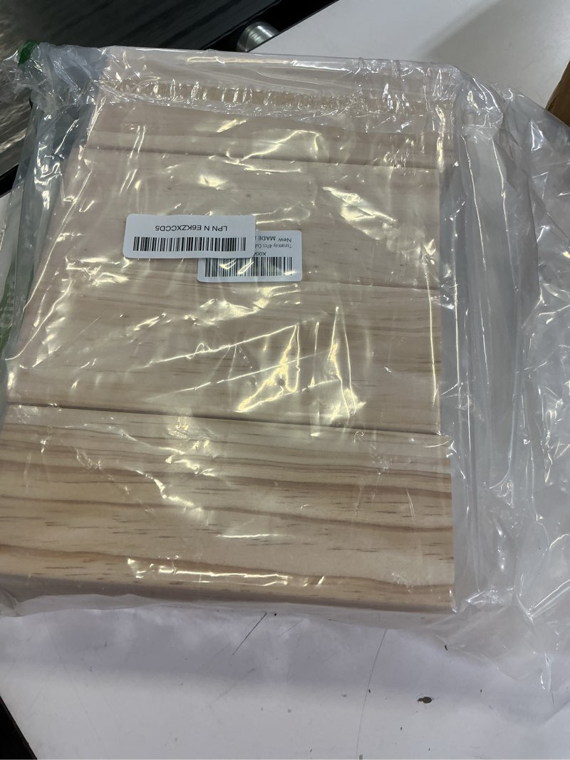 Condition photo showing Good Condition for 4pcs cuboid wood bed risers furniture risers wooden solid original color for diy painting sofa couch chair table increase legs inner dia. 1.97",increase height 5.9" inches in dia 1.97"/h 5.9"/150mm