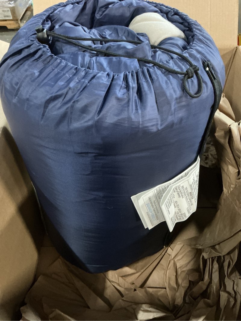 Condition photo showing Good Condition for coleman brazos 20/30°f adult cool-weather sleeping bag with no-snag zipper & stuff sack, machine washable, great for camping, traveling, guests, & more pfas-free 30°f