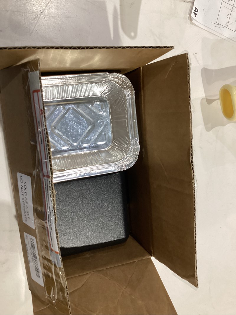 Condition photo showing Good Condition for grill drip pan for home depot nexgrill 720-0830h 720-0830d 720-0896, grease catcher cup box for 720-0882a 720-0925p 720-0888s 720-0898, grease pan for cuisinart cgg-7400, 15 pack aluminum foil liners square