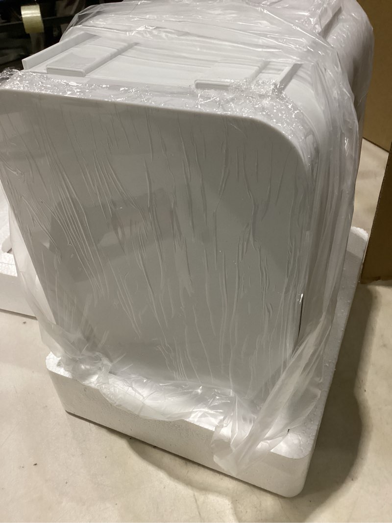 Condition photo showing Good Condition for mini fridge for bedroom - 8 liter/8 can portable refrigerator for car, office, dorm - quiet cooler & warmer for food, drinks, makeup & skincare - ac/dc power supply white 8l