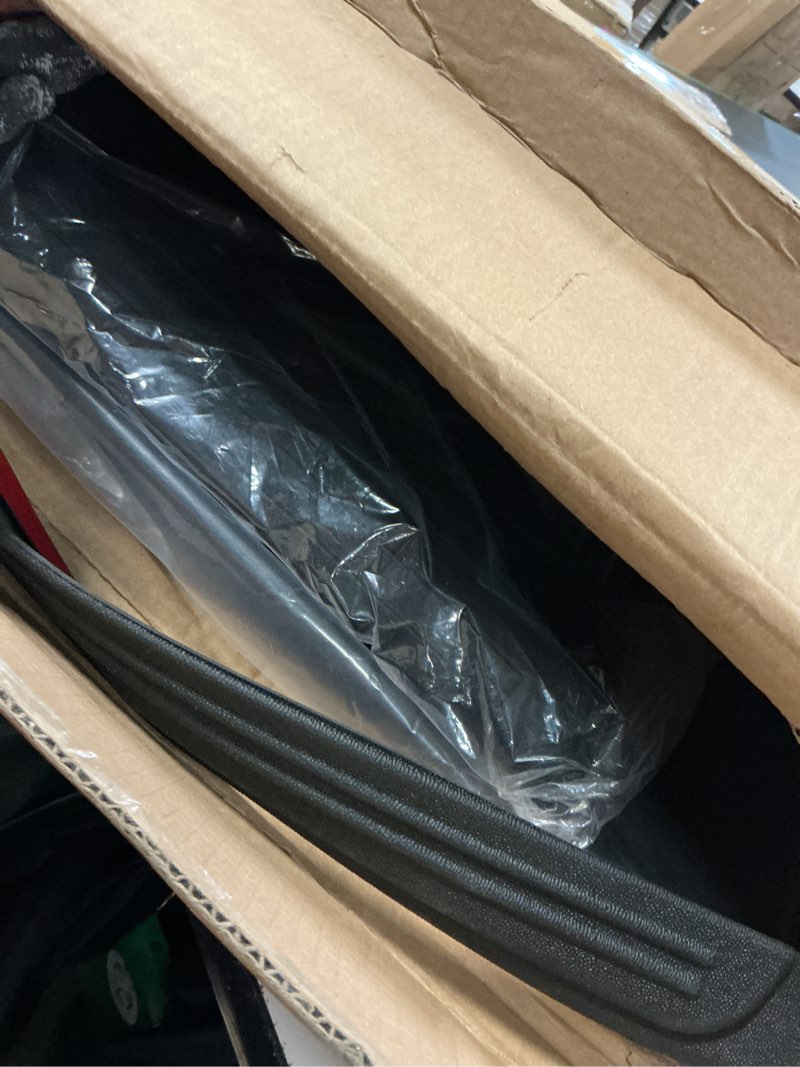 Condition photo showing Good Condition for floor mats & cargo mat with backrest mat custom for nissan pathfinder 2022-2025 2026 7&8 seats, door sill guards, all weather tpe full set floor liners trunk mat for pathfinder 2025 accessories for nissan pathfinder 2022-2026