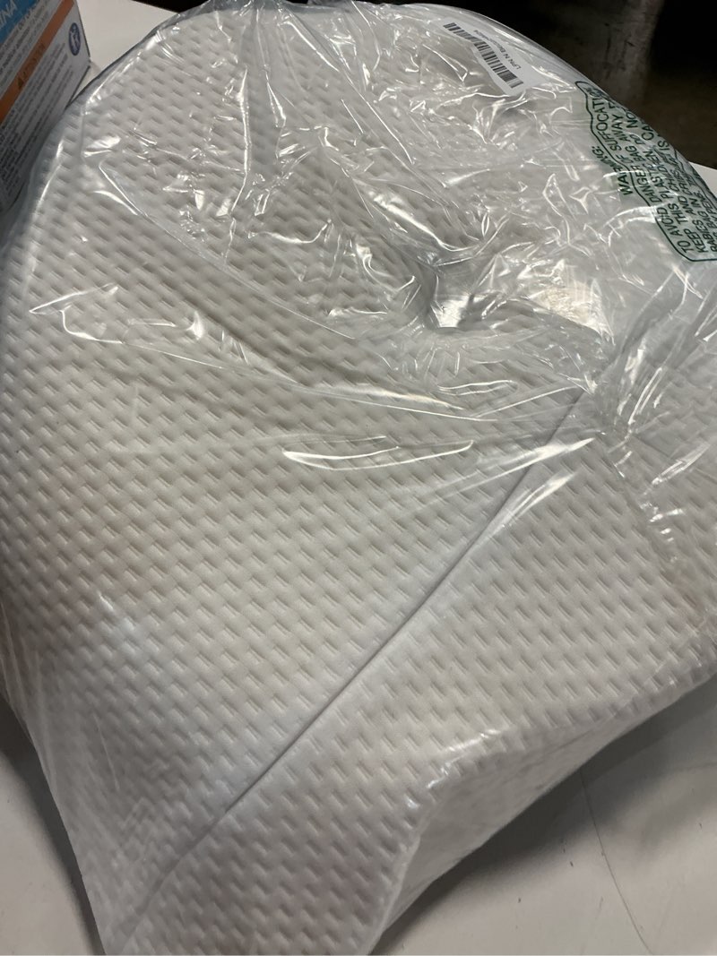 Condition photo showing Good Condition for cervical memory foam pillow for neck pain relief, cooling ergonomic contour orthopedic bed pillow for sleeping, neck pillow for side, back and stomach sleepers gray 1