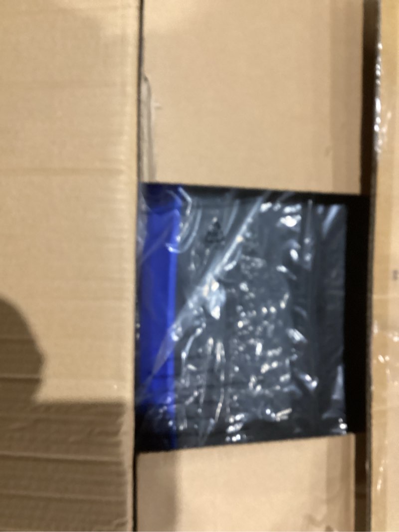 Condition photo showing New/Like New for Vibration Plate Exercise Machine, Vibrating Fitness Platform for Lymphatic Drainage, Full Body Shaker Workout Equipment, Bluetooth Power Shaping Vibrate Plate, Board Sport for Home Exercise Gym, Blue