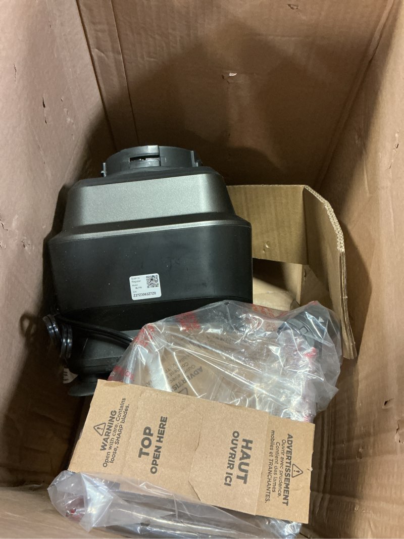 Condition photo showing As Is for (Incomplete,missing pcs)Ninja Mega Kitchen System, 1500W, 72 oz. Full-Size Blender & 8-Cup Food Processor with (2) 16 oz. Cups , Black, BL770