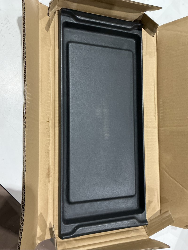 Condition photo showing Good Condition for upgraded wb31k10220 griddle replacement for ge stove parts 20" x 8.4" cast iron center griddle plate c2s985set9ss ge general appliances gas range parts cafe stove top cooktop burner flat top pan
