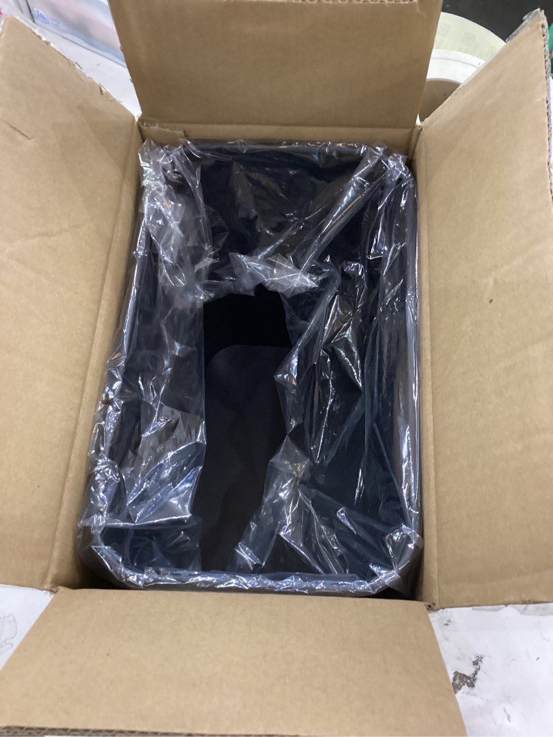 Condition photo showing New/Like New for Cesun Small Bathroom Trash Can 2.1 Gallon Wastebasket, Modern Metal Garbage Can Office Waste Basket, Matte Black Stainless Steel Trash Bin for Bedroom, Home Office, Toilet, rv, Near Desk, Under Sink