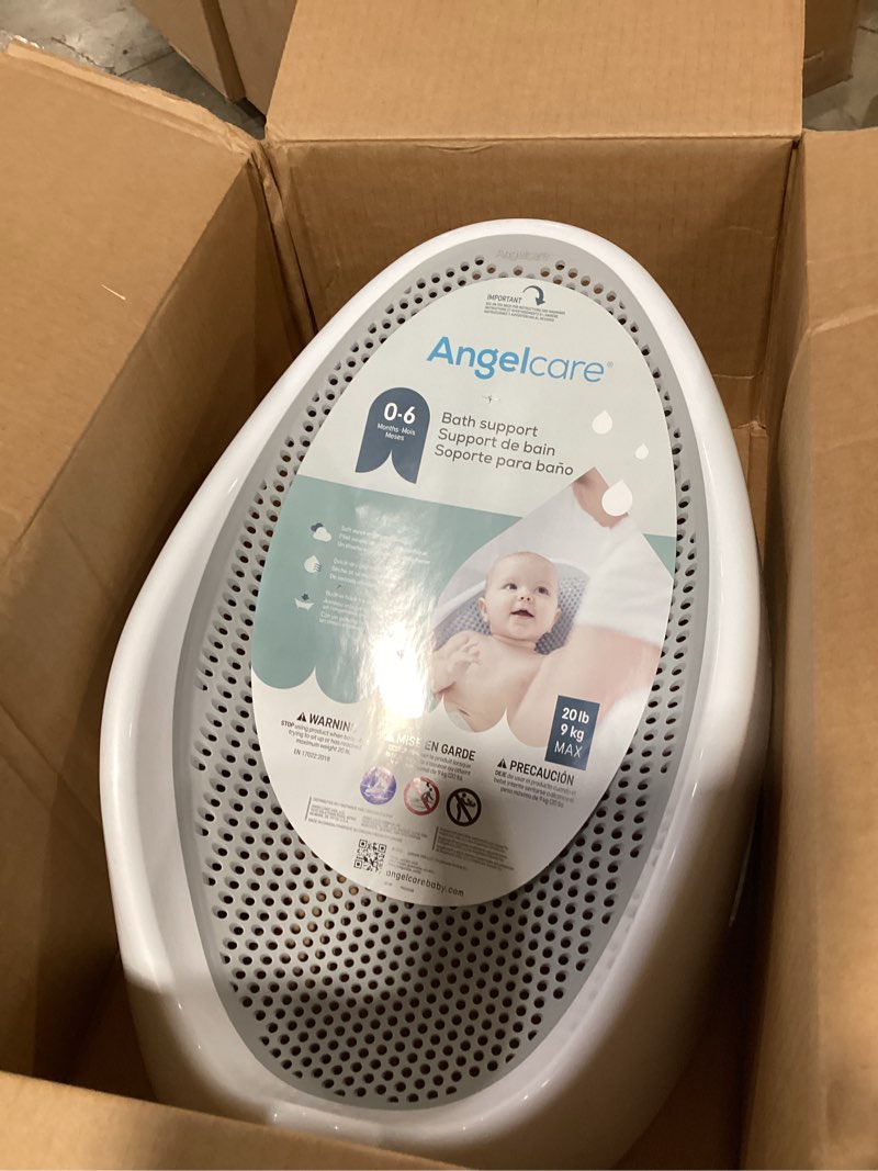 Condition photo showing As Is for angelcare baby bath support (gray) | ideal for babies less than 6 months old bath support grey