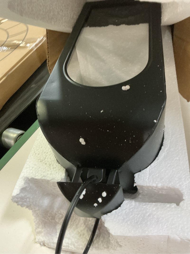Condition photo showing New/Like New for lantern decorative indoor & outdoor, 16.5in large hanging candle lanterns, black metal decorative candle lanterns, waterproof hanging lantern for porch patio wedding home