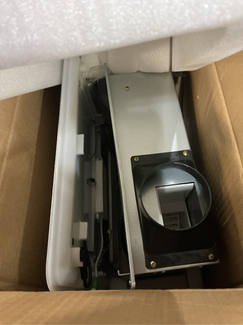 Condition photo showing Good Condition for bathroom exhaust fan (with lighting and heating) 4-in-1 ventilation system | 1800w heating, 190 cfm airflow, ultra-quiet 30 db | easy install, cutout size: 11.2 x 11.2 in white