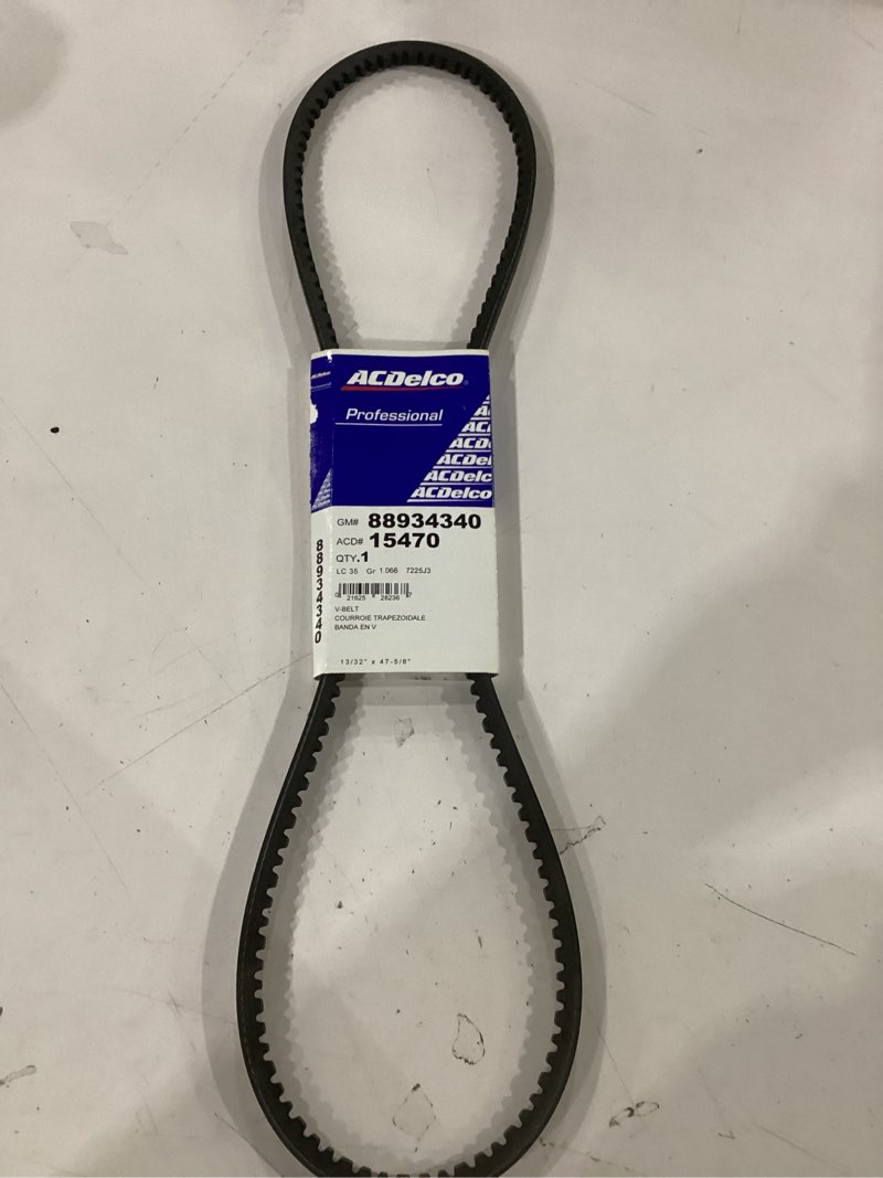 Condition photo showing Good Condition for acdelco gold 15470 (88934340) standard high capacity v-belt