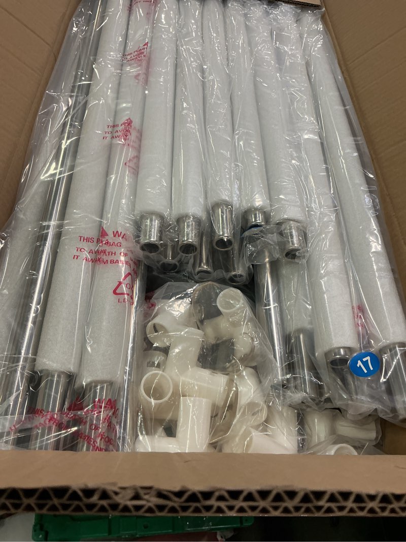 Condition photo showing New/Like New for dearlomum Baby Playpen with Mat 71" X 59", Extra Large Play Yard for Babies and Toddlers, Safety Baby Fence, Indoor & Outdoor Kids Activity Play Center with Anti-Slip Suckers and Zipper Gate(Grey) 71x59 " Grey Playpen with Mat