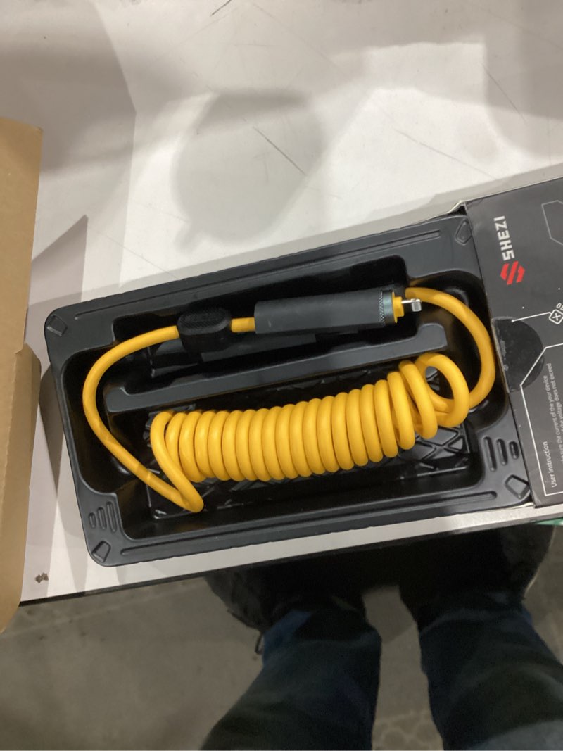 Condition photo showing New/Like New for Coiled Cable & Clip 4-in-1 USB C Cable 45W Compatible with Lightning Cable Fast Charging & Data Transfer, Support to CarPlay & Android Auto, 5FT Multi Cord Combo Charger for iPhone/iPad 45W Coiled Cable & Clip Yellow