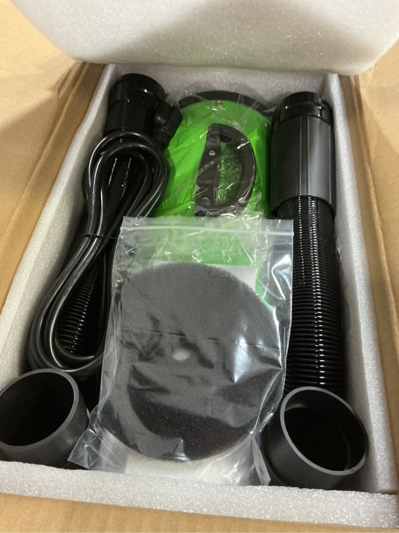 Condition photo showing New/Like New for Flying Pig High Velocity Dog Pet Grooming Dryer w/Heater (Model: Flying One, Green)