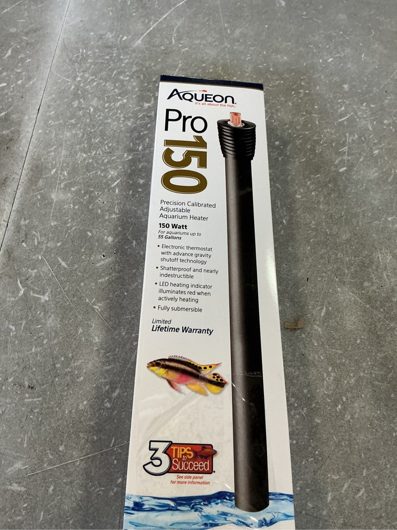 Condition photo showing New/Like New for Aqueon Adjustable PRO Aquarium Heater Up to 55 Gallons  150 Watts