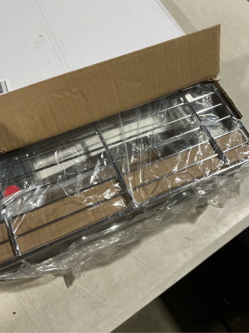 Condition photo showing Good Condition for holdn’ storage pull out cabinet organizer, heavy duty caddy w/lifetime limited warranty -14”w x 21”d - requires at least 15-1/4” cabinet opening, steel metal cabinet drawers slide out, chrome 14" w x 21" d
