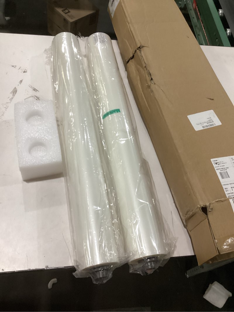 Condition photo showing New/Like New for GBC Thermal Laminating Film, Rolls, Ultima 65 EZLoad, Nap I, 1.5 mil, 27" x 500', 2-Pack (3126061EZ)