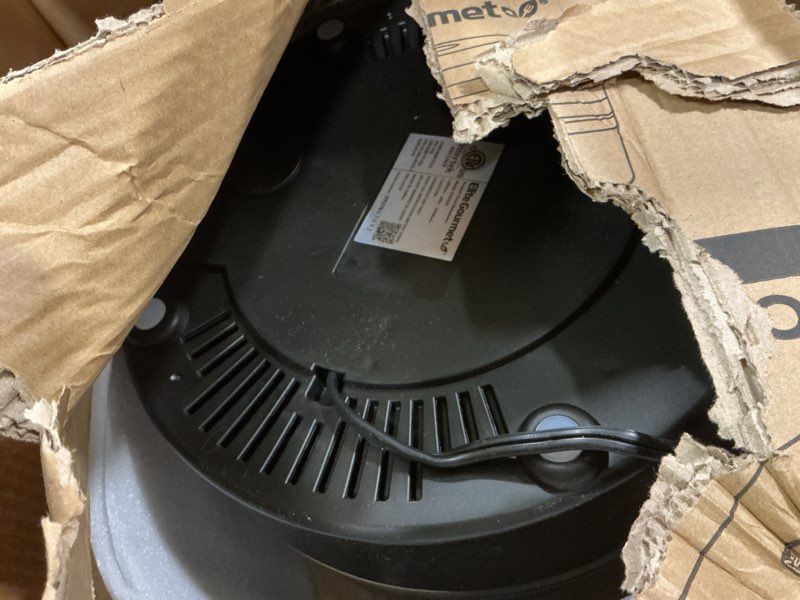 Condition photo showing Good Condition for Elite Gourmet EFD319 Food Dehydrator, 5 BPA-Free 11.4" Trays Adjustable Temperature Controls, Jerky, Herbs, Fruit, Veggies, Dried Snacks, Black