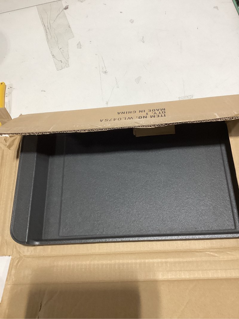 Condition photo showing Good Condition for Upgraded DG61-00563A Griddle Replacement for Samsung stove Parts Top Griddle Plate Samsung Gas Range Cooktop Parts NX58H5600SS NX58H9500WS Cast Iron Center Burner Griddle Pan 1 Pcs