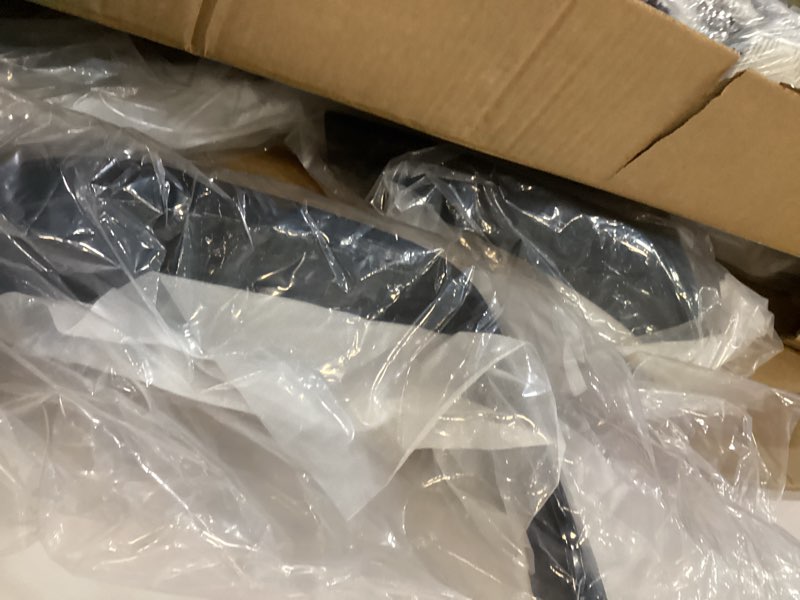 Condition photo showing Good Condition for khk front bumper lip compatible with 2015-2020 bmw f80 m3 f82 f83 m4 mp style, glossy black car front lip bumper air splitter 4 pcs glossy black