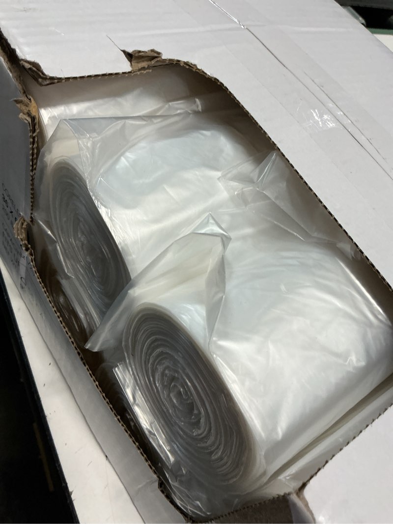 Condition photo showing Good Condition for typlastics 55 gallon clear trash can liners - 36" x 60" - high density garbage bags - case of 200 - multipurpose for office, outdoor, recycling, industrial and commercial 1 count (pack of 200)