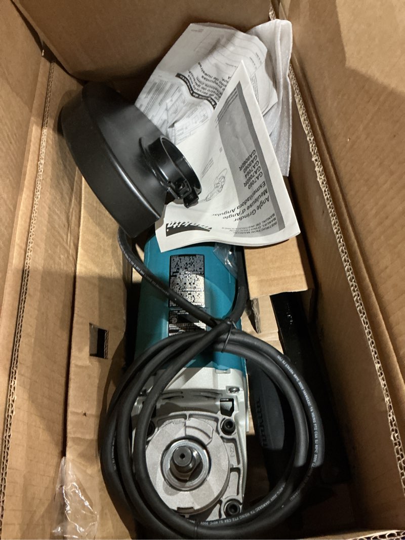 Condition photo showing As Is for makita ga9060rx3 9" concrete surface planer with dust extraction shroud