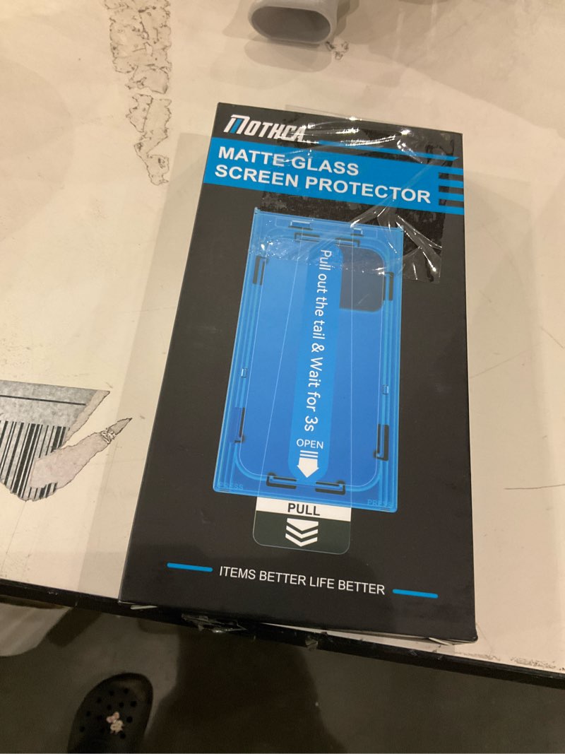 Condition photo showing New/Like New for Mothca 2 Pack Matte Glass Screen Protector for iPhone 17 Pro Max/iPhone 16 Pro Max 6.9-inch [Auto Fit Box Dust-Free] Full Coverage Anti-Glare & Anti-Fingerprint Tempered Glass, Smooth as Silk iPhone 17 Pro Max/16 Pro Max 6.9-inch