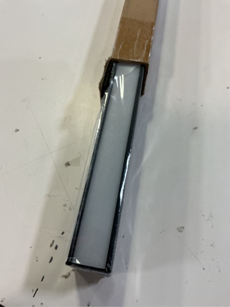 Condition photo showing Good Condition for Black ceiling light LED, modern and simple, long strip ceiling surface installation, suitable for living room, bedroom, corridor and kitchen, remote control to switch color and brightness, 23.6 inches Black 23.6IN