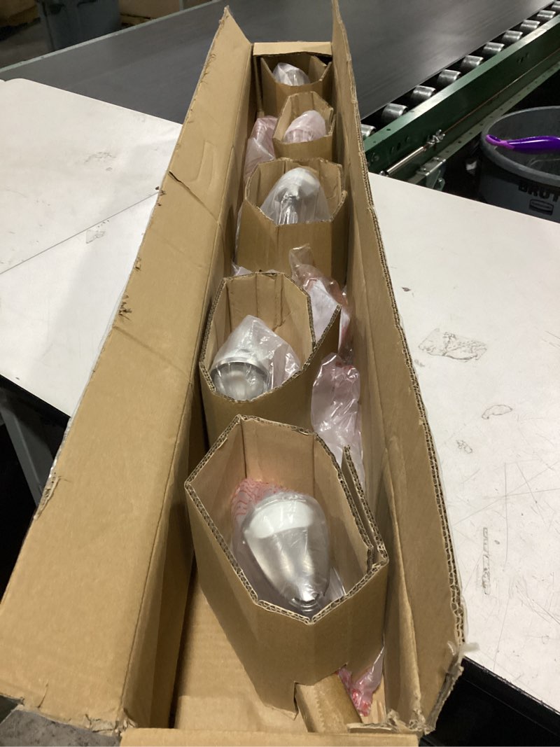 Condition photo showing New/Like New for monument 3565058 52 in. 5-light track lighting kit, brushed nickel