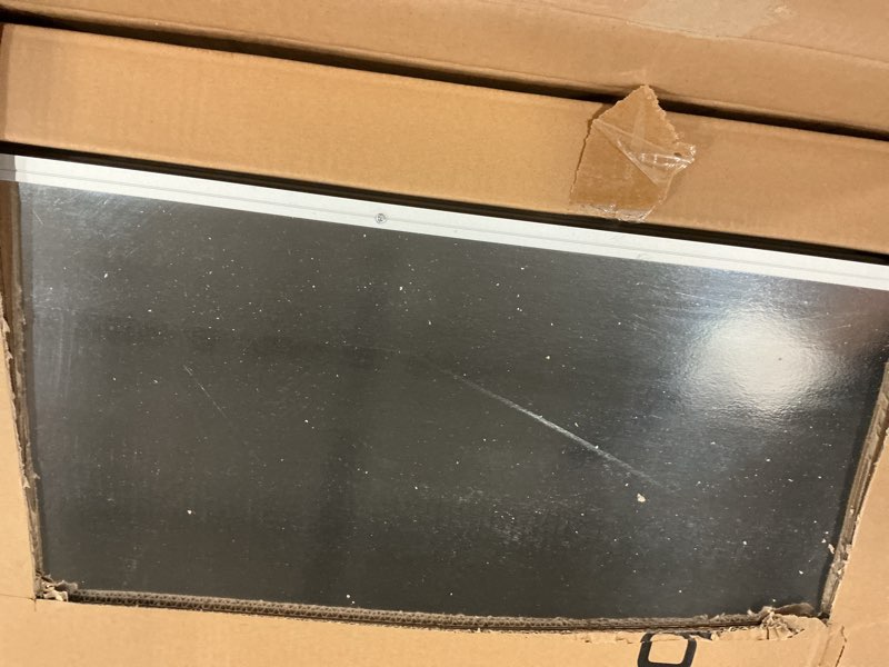 Condition photo showing As Is for Quartet Porcelain Whiteboard 96 x 48 8 x 4 Magnetic Aluminum Frame - Whiteboards