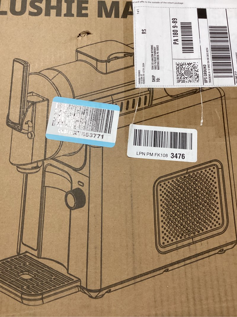 WETIE Slushie Machine, 82oz Slushy Maker with Adjustable Temperature, LED Display, Auto-Clean, 5-in-