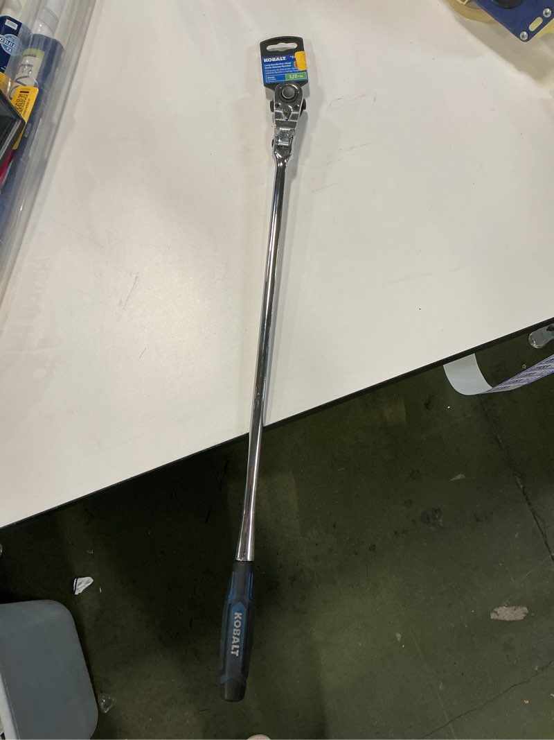 Condition photo showing As Is for Kobalt 72-Tooth 1/2-in Drive Quick-release Flexible Head Standard Ratchet