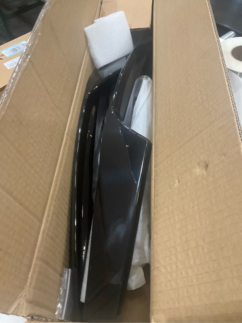 Condition photo showing Good Condition for SCITOO Glossy Black Left Right Rear Bumper Canard Splitter Diffuser Valence Lower Spoiler Lip Bumper Splitters Aprons Fit for 2016-2019 for Honda Civic 4 Door Sedan Model 2016-2019 for Civic Sedan