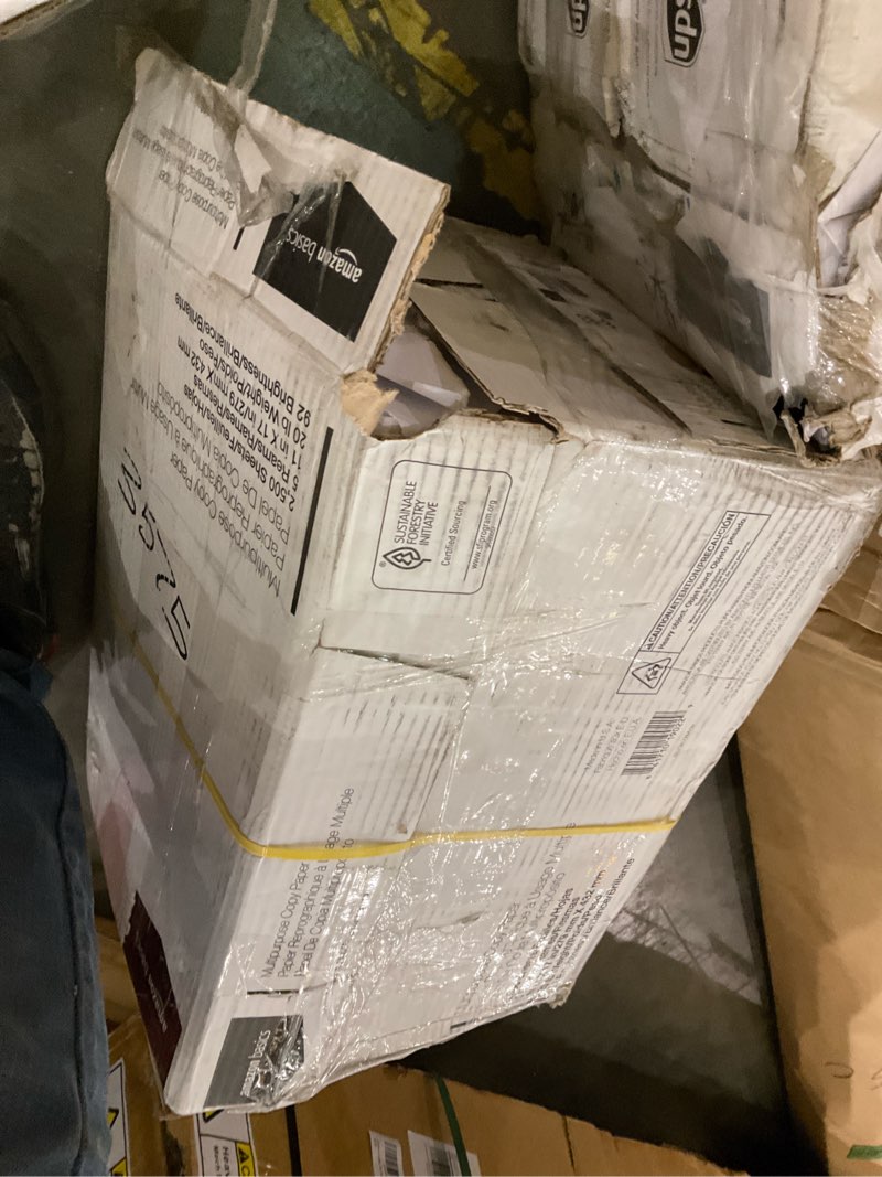 Condition photo showing As Is for Amazon Basics Multipurpose Copy Printer Paper, 20 lb, 8.5 x 11 Inches, 10 Reams (5,000 Sheets), 92 Bright, White 10 Reams | 5000 Sheets Letter (8.5x11)