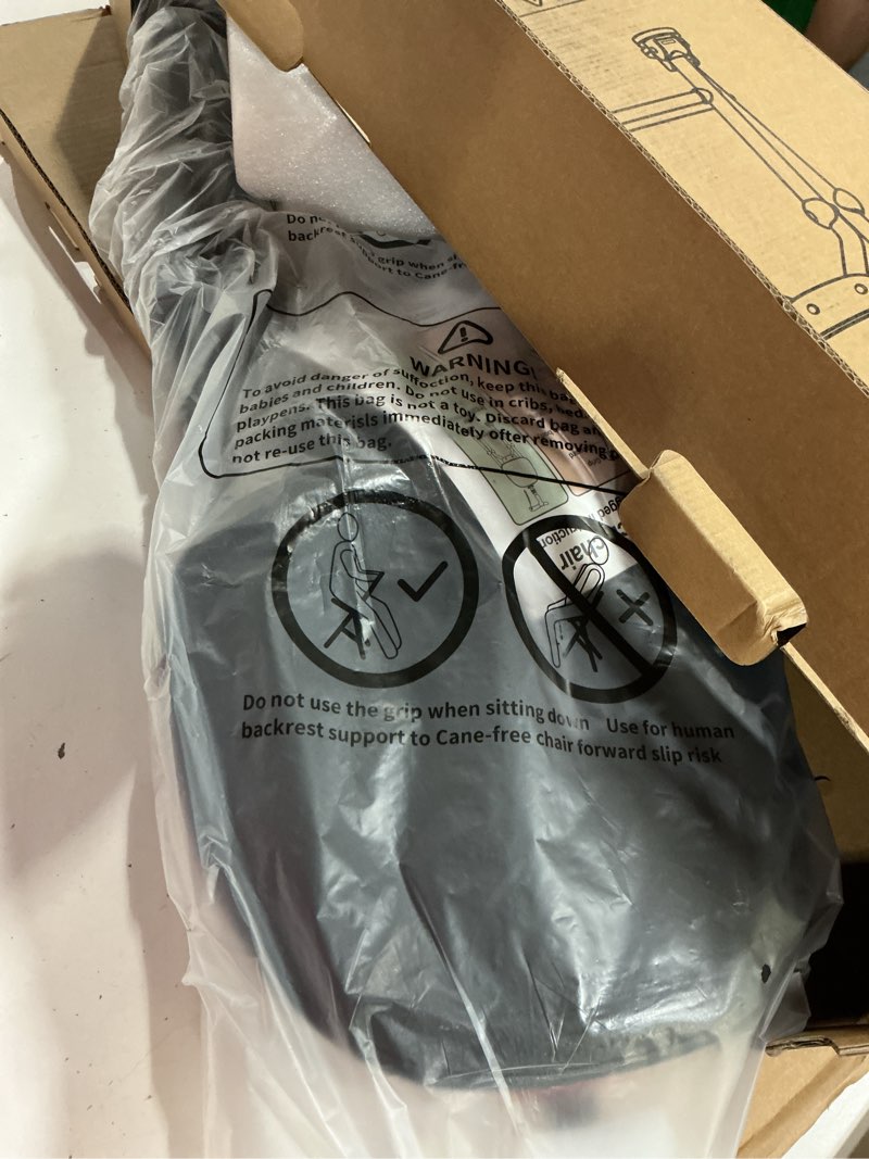 Condition photo showing New/Like New for hzzedng-hold 400 lbs folding canes with seat, allows durability while walking and convenience for sitting, aluminum portable anti-slip cane seat, height-adjustable walking cane black s?seat height 17.32"?