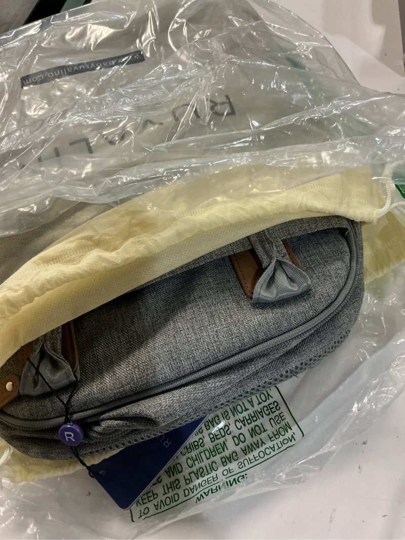 Condition photo showing Good Condition for ruvalino diaper bag backpack-expandable baby bag with up to 50% capacity -baby essentials bag with changing pad insulated bottle holders & pacifier case, waterproof, gray xl gray xl polyester