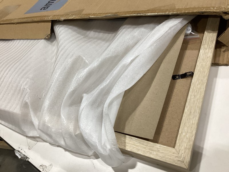 Condition photo showing New/Like New for 16x24 frame set of 2 natural wood grain 16x24 poster frame for gallery wall mounting (3 pack,natural) 16x24 - 3 pack natural