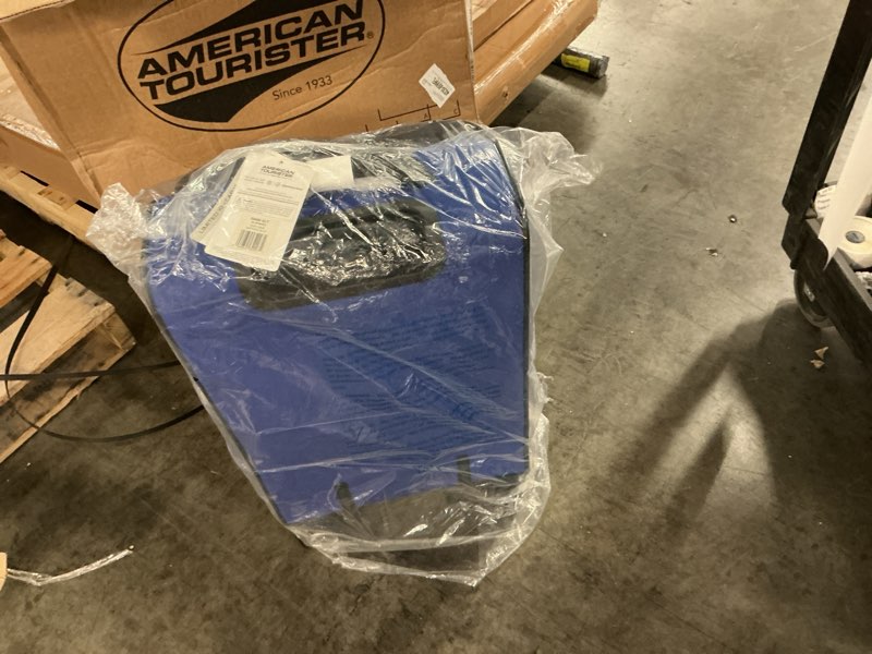 Condition photo showing New/Like New for american tourister dash xlt softside carry on luggage with spinner wheels single piece - sapphire blue